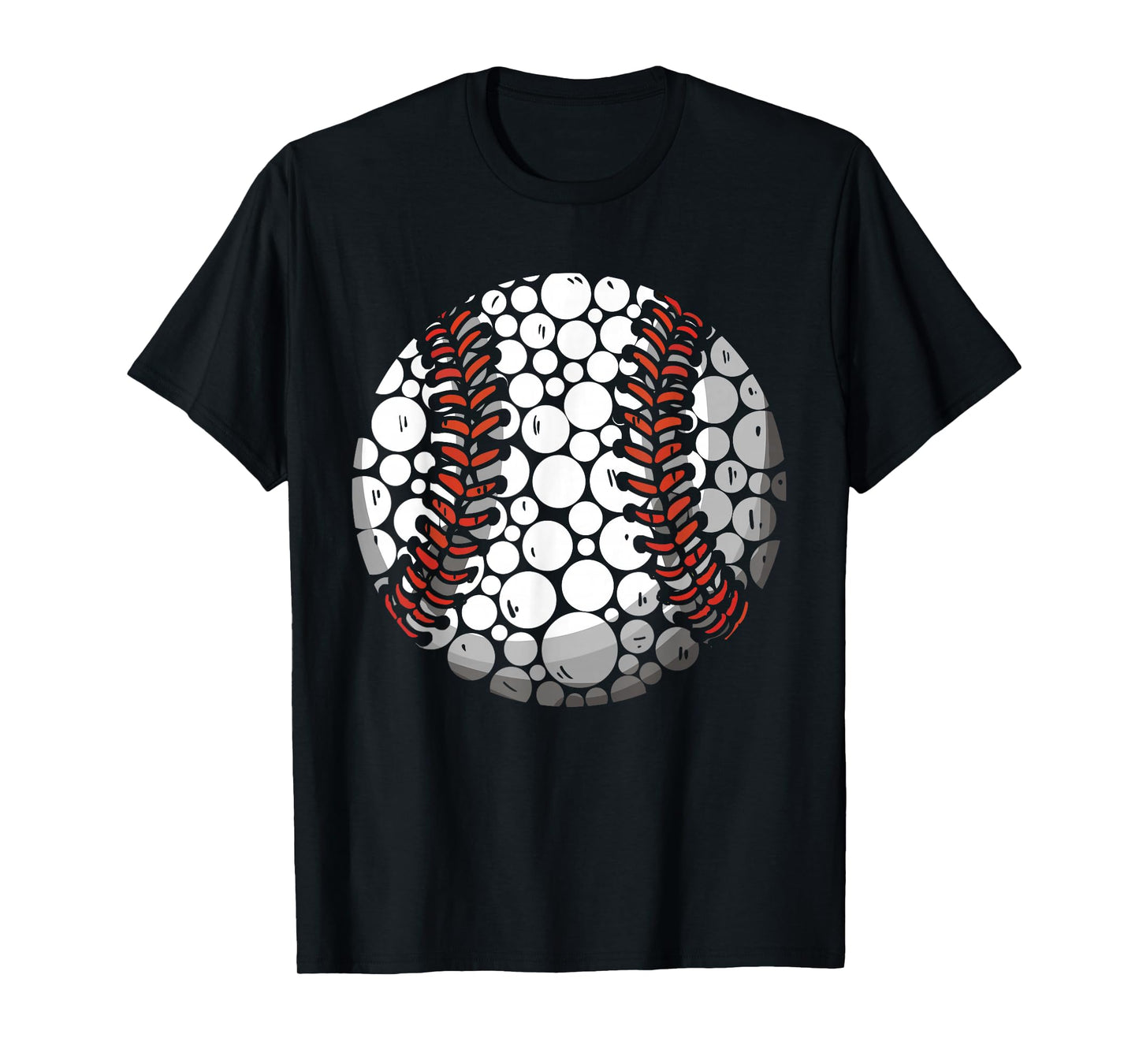 Happy Dot Day Baseball Colorful Polka Dots Boy Teen Youth T-Shirt