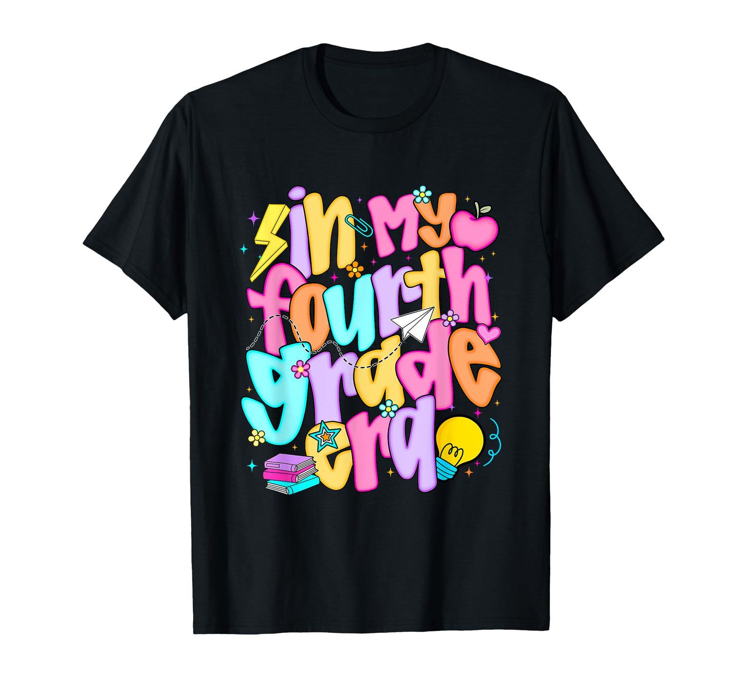 In My Fourth Grade Era Preppy Back To School Teachers Kids T-Shirt