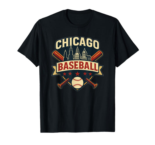 Vintage Chicago Baseball Tee , Chicago Baseball T-Shirt