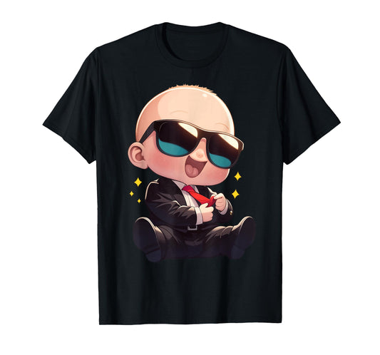 Baby Birthday Party Gift Boy Girl Toddler Like A Boss Kids T-Shirt