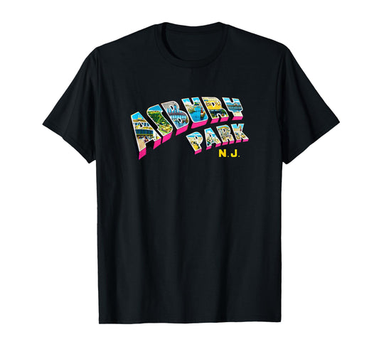 Asbury Park NJ Shirt Retro New Jersey Souvenir TShirt T-Shirt
