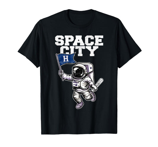 Vintage Houston Name Space City Classic Arts Astronauts T-Shirt