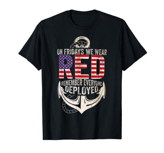 Vintage Red Friday Shirt On Friday We Wear Red T-Shirt