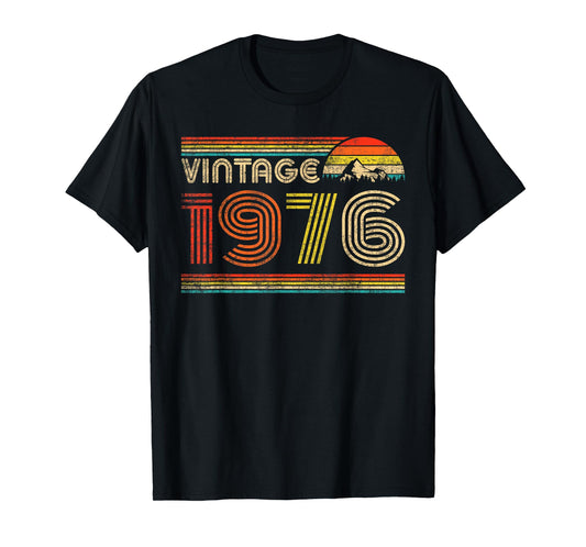 Vintage 1976 Classic 1976 Vintage Year Men Women Birthday T-Shirt