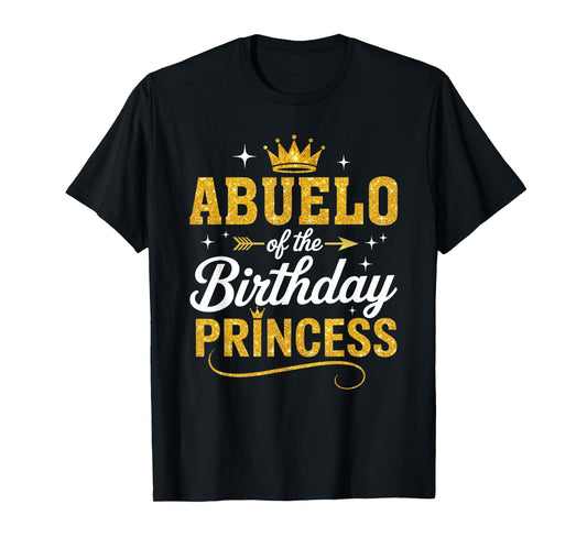 Abuelo Of The Birthday Princess Birthday Girl Kid Family T-Shirt