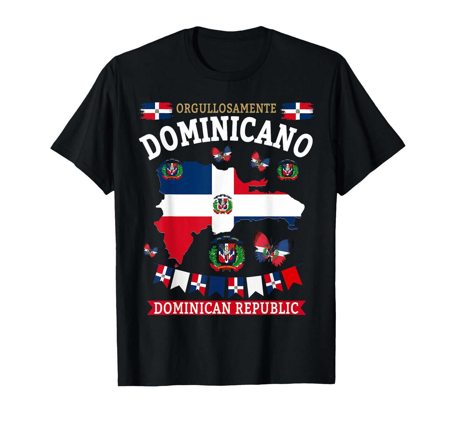 Republica Dominicana For Women & Hispanic Dominicano Flag T-Shirt