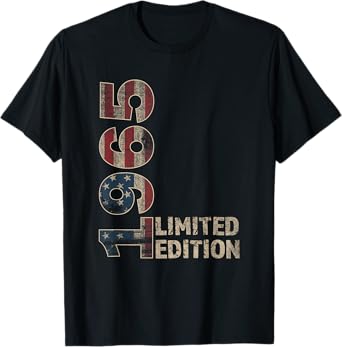 60th Birthday Gift men Vintage born 1965 turning 60 Year Old T-Shirt