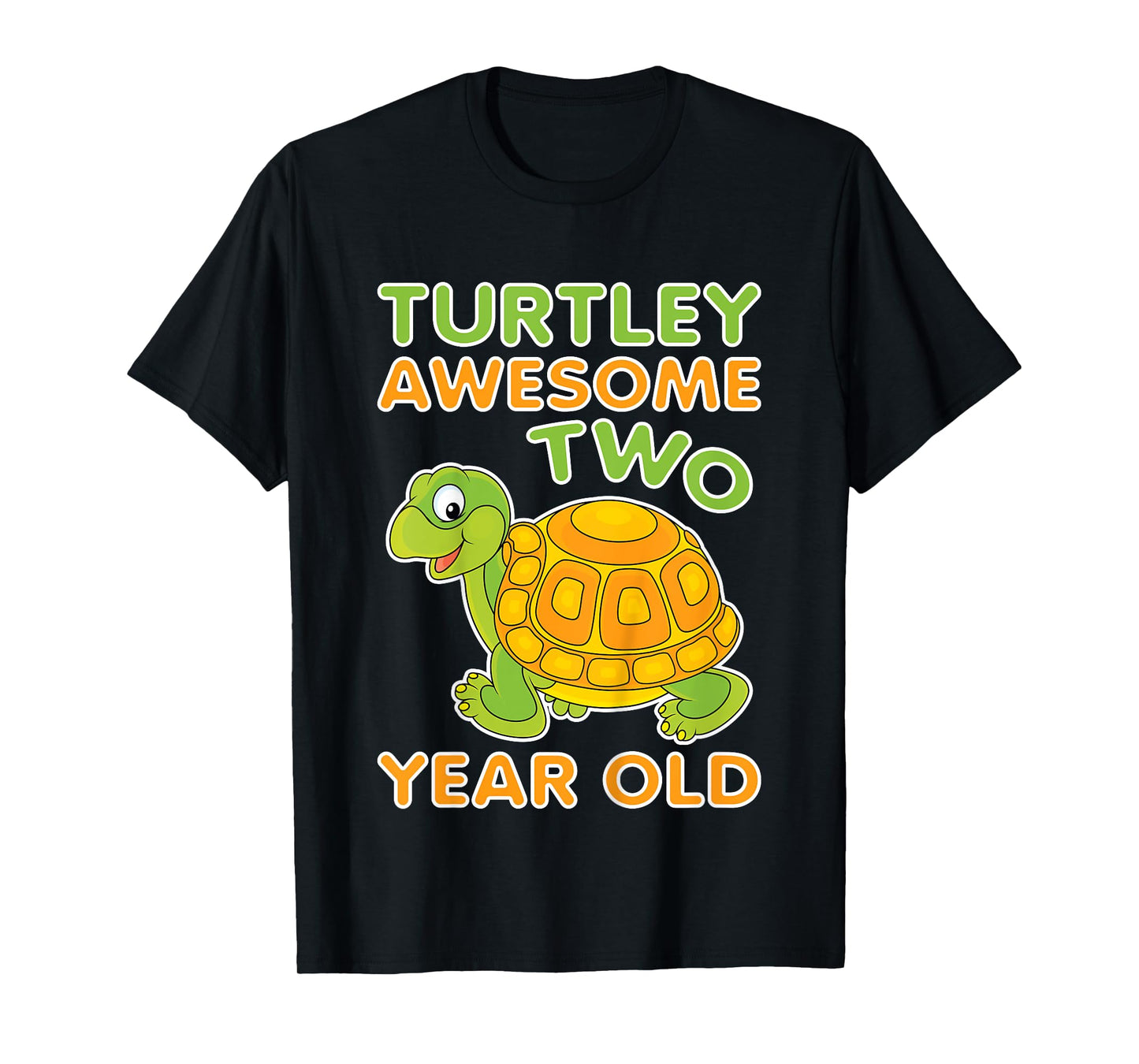 Turtley Awesome Two Year Old Kids 2nd Birthday Turtle T-Shirt