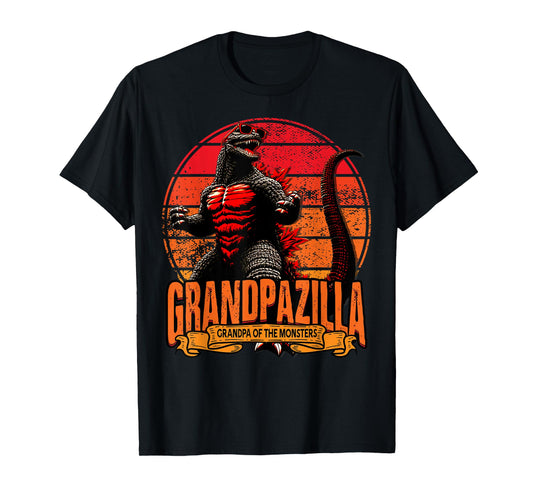 Grandpazilla Grandpa Of The Monsters Funny Gifts Father's T-Shirt