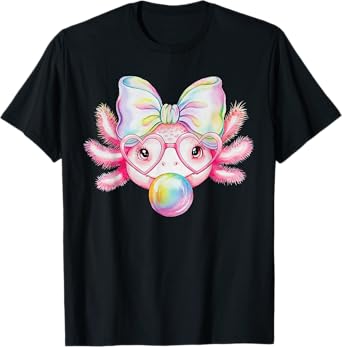 Axolotl Lover Birthday Girl Party Alotl Axolotl Girls Women T-Shirt