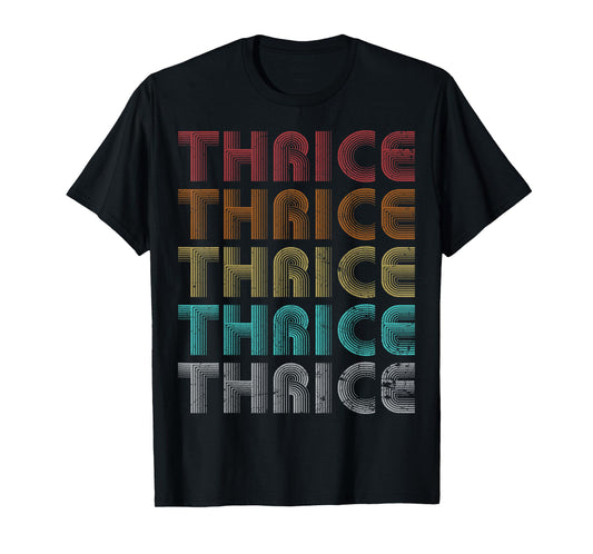 Thrice Family Name I Love Thrice Personalized Vintage T-Shirt