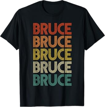 Bruce Retro Vintage T-Shirt