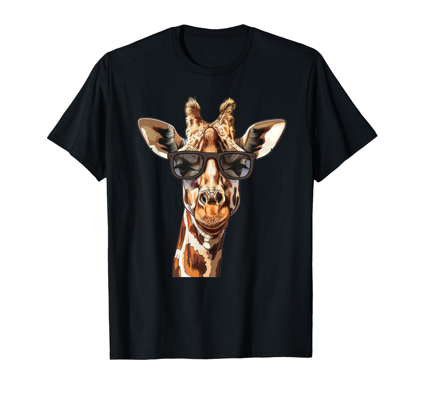 Giraffe Sunglasses T-Shirt