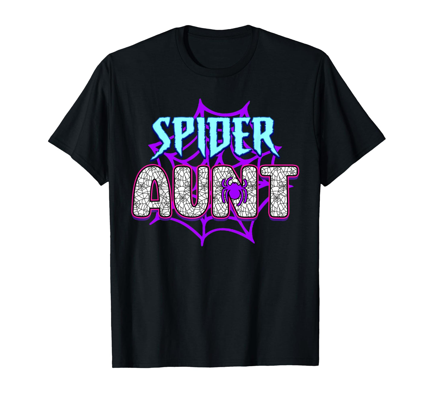 Women Spider Aunt Mother's Day Matching Family Birthday T-Shirt