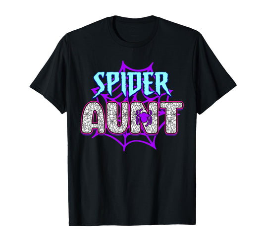 Women Spider Aunt Mother's Day Matching Family Birthday T-Shirt
