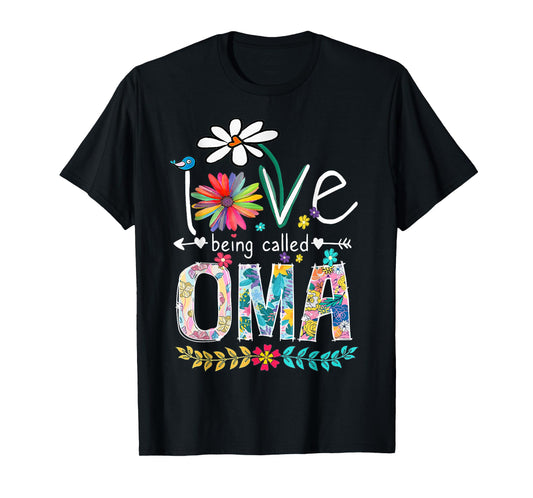 I Love Being Called Oma Sunflower T-Shirt