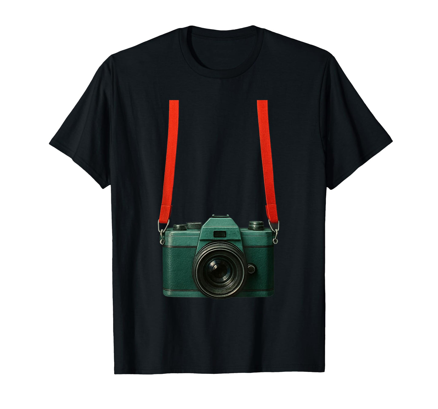 Fake Tourist Camera Holiday Photographer Vacation Funny T-Shirt