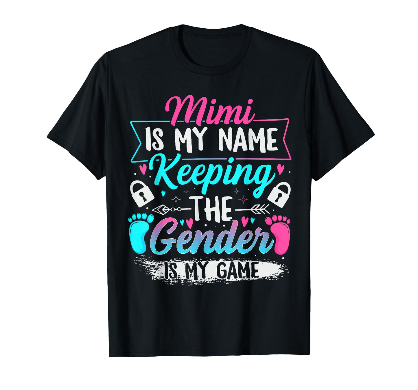 Gender Reveal Keeper of The Gender Mimi Baby Shower T-Shirt
