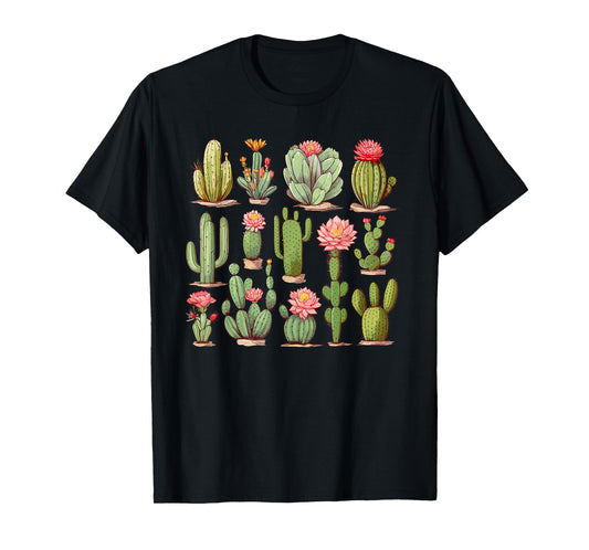 Cactus Lover Gardener Serape Cactus for Men Women T-Shirt