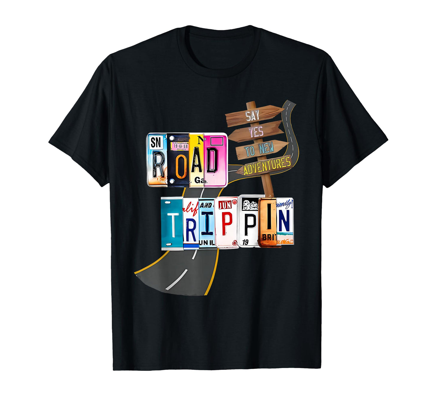 Road Trip 2025 Vacation Girls Trip Adventure Gift For Family T-Shirt