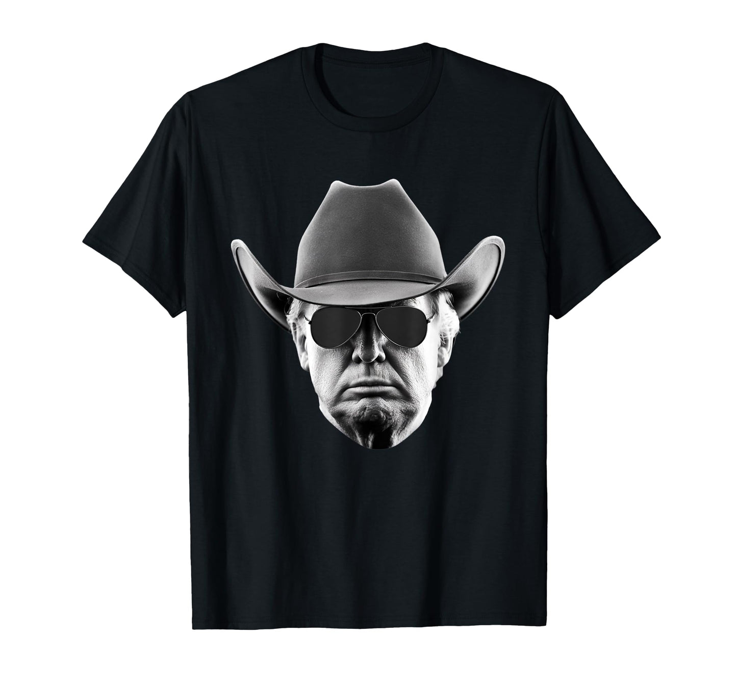 Cool Donald Trump Cowboy Hat US USA America President T-Shirt