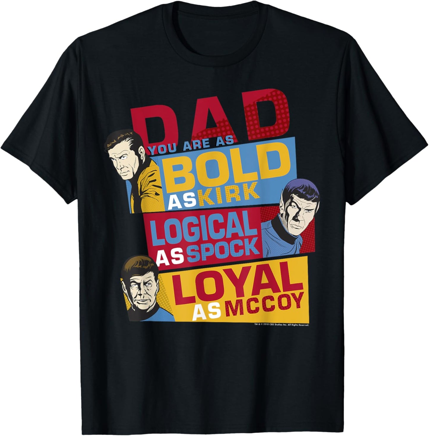 Star Trek Original Series Dad You Are Bold T-Shirt