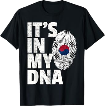 IT'S IN MY DNA South Korea Korean Flag T Shirt Gift Souvenir T-Shirt