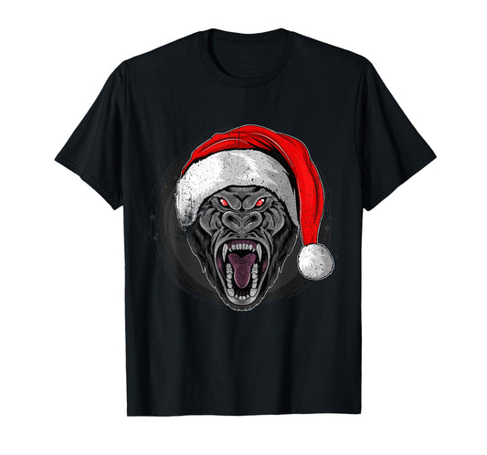 Christmas Gorilla Costume, Funny Gorilla Christmas Pjs T-Shirt