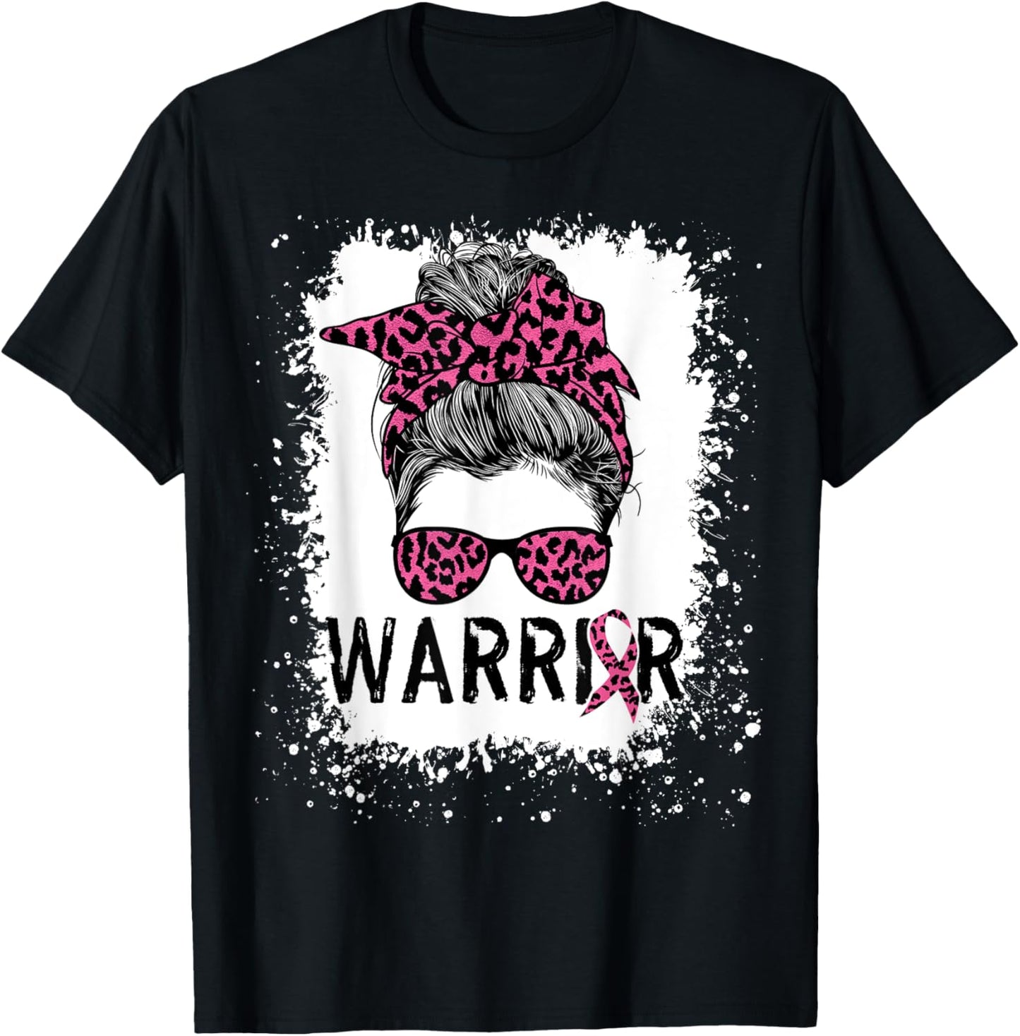 Warrior Breast Cancer Shirts Awareness Support Pink Ribbon T-Shirt