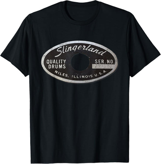Unisex Adults - Black - Small - Short Sleeve - T-Shirt - Vintage Classic - Polyester 100%