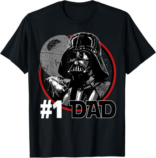 Star Wars Father's Day Darth Vader #1 Dad T-Shirt