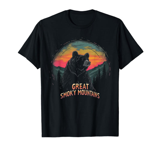 Great Smoky Mountains - US National Park Vintage Men Women T-Shirt