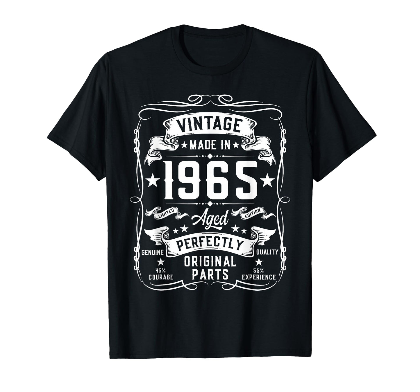 Vintage 1965 60 Years Old Gifts for Men 60yr 60th Birthday T-Shirt