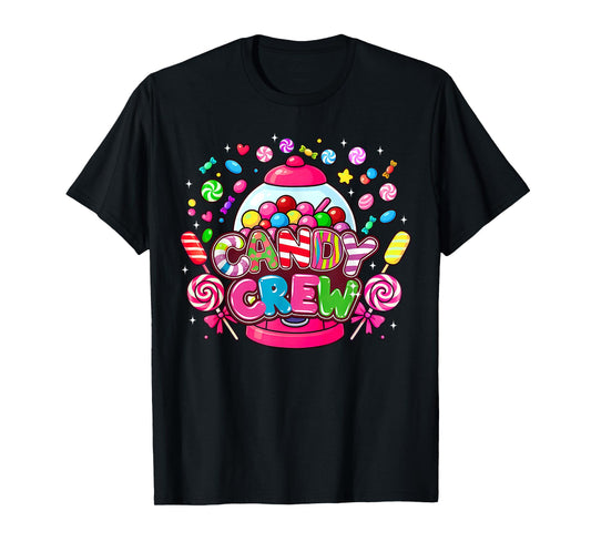 Candy Crew Candy Costume Funny Candy Squad Women Girls T-Shirt