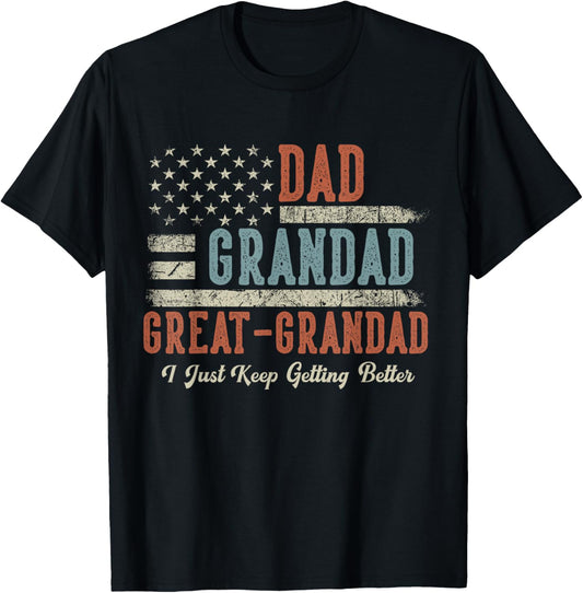 Gifts for Grandpa from Grandkids Dad Grandad Great Grandad T-Shirt