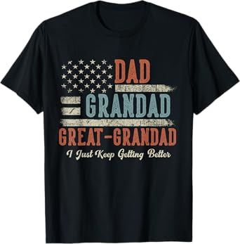 Gifts for Grandpa from Grandkids Dad Grandad Great Grandad T-Shirt
