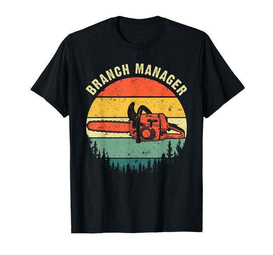 Cool Lumberjack Art Men Women Arborist Logger Branch Manager T-Shirt