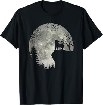 Chihuahua dog And Moon Halloween Men Women Kids T-Shirt