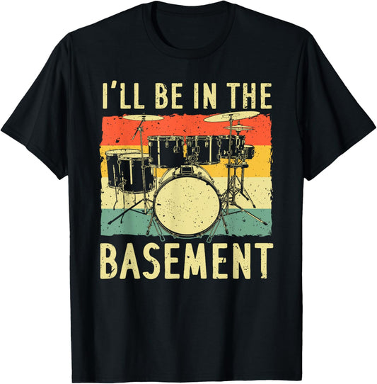 Cool Drumming Design For Men Women Drum Set Drumming Drummer T-Shirt
