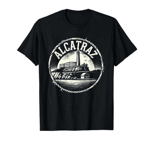 Alcatraz Island Prison History Famous Prison American T-Shirt