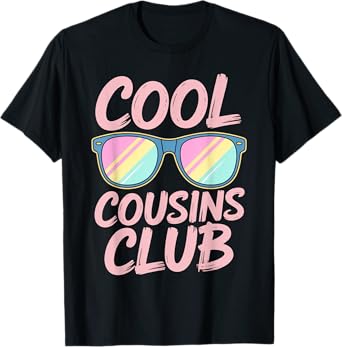 Cool Cousin Club Pajamas Kids Girls Toddler Matching Gifts T-Shirt