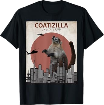 Coatizilla Funny Coati T-Shirt | Cool Coati Lovers Gift T-Shirt