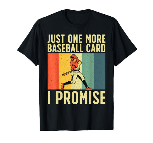 Baseball Card Collector For Men Women Boys Card Collecting T-Shirt