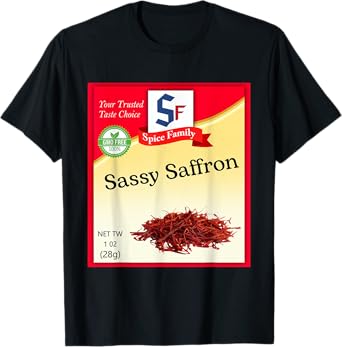 Sassy Saffron Condiment Costume Holiday Spice Costumes T-Shirt