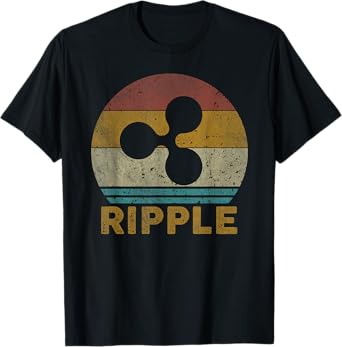 Vintage Ripple (XRP) Crypto Ripple T-Shirt