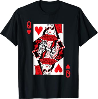 Queen of Hearts - Vintage Valentine's Day Costume T-Shirt