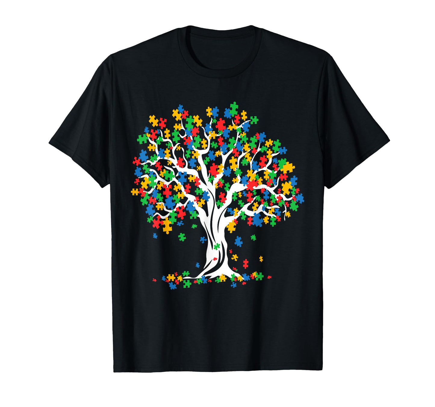 Tree Of Life Autism Awareness Month Funny ASD Supporter Gift T-Shirt