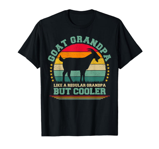 Goat Grandpa Like A Regular Grandpa Father's Day T-Shirt
