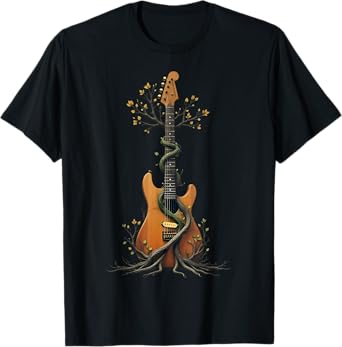 Acoustic Guitar Tree of Life Guitar Player Guitarist T-Shirt