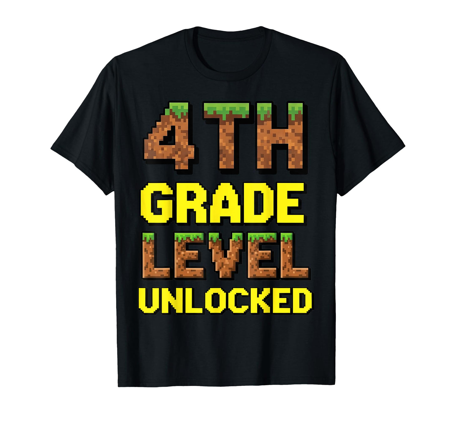 First Day of 4th Grade Level Unlocked Back to School for Boy T-Shirt